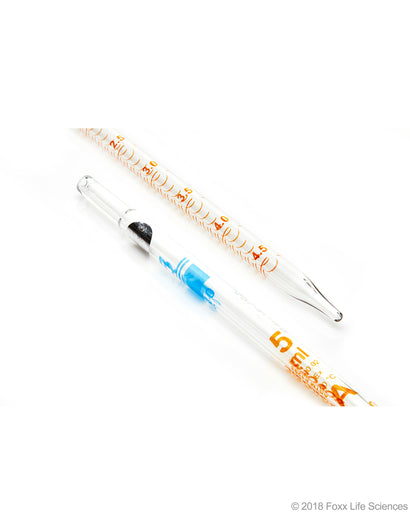 Borosil Graduated Serological pipettes, 3.3 Borosilicate, CS/10, 5mL