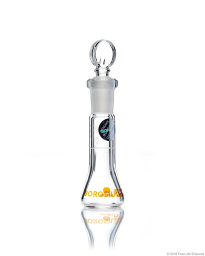 Volumetric Flask, Wide Neck, With Glass I/C Stopper, Class A, Ind Cert 5 mL | img_1 | Foxx Life Sciences Global | shopfls.com