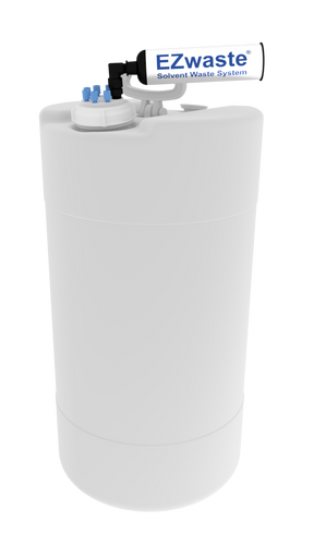 EZwaste® XL UN/DOT Filter, S70 Adapter, 60L Container. 4 x 1/8" OD, 3 x 1/4" OD, 1 x 1/4" / 3/8" HB. Lab Waste Solution. | img_1 | Foxx Life Sciences Global | shopfls.com