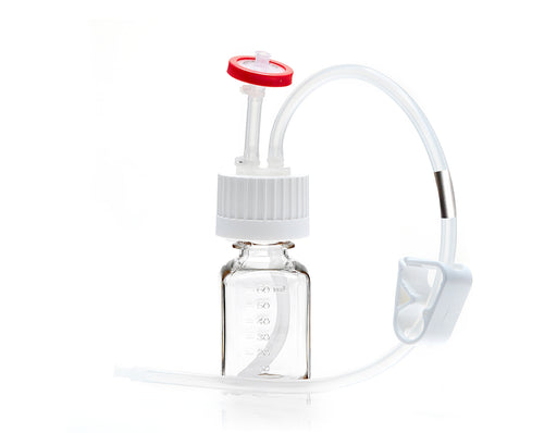 EZBio® MTO 60mL Bottle Assembly, 38-430 VersaCap®, w/ Pinch Pipe, 10/CS - Multiple Sizes | img_1 | Foxx Life Sciences Global | shopfls.com