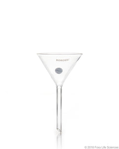 Borosil® Funnels, Short Stem, Plain, 60 deg 100 MM, ISO 4798, 3.3 Borosilicate glass