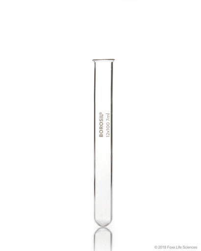 Borosil® Test Tubes with Rim 12*75 Borosilicate ISO 4142, 5 mL