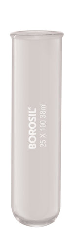 Borosil® Tubes, Test, Reusable, Beaded Rim, 38mL, 25mm x 100mm (OD x H), CS/200 | img_1 | Foxx Life Sciences Global | shopfls.com