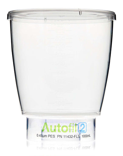 Autofil® 2 Bottle Top Filtration, Funnel Only, 1L, 0.10 µm PES, Sterile, 12/cs