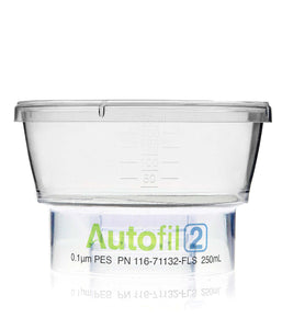 Autofil® 2 Bottle Top Filtration, Funnel Only, 250 mL, 0.45 µm PES, Sterile, 12/cs