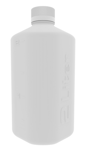 2L Polypropylene (PP) Boston Square Bottle | img_1 | Foxx Life Sciences Global | shopfls.com