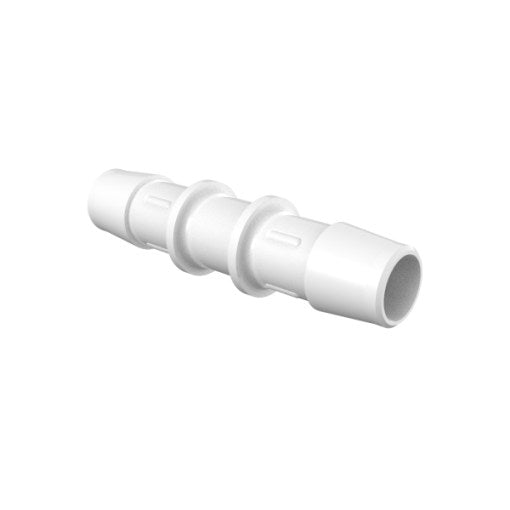 1/2" Straight coupler, Polypropylene (PP)