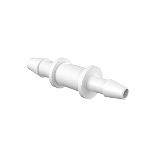 1/8" x 3/32" Reducer, Natural Kynar Polyvinylidene Fluoride (PVDF)