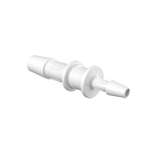 1/4"x 1/8" Reducer, Natural Kynar Polyvinylidene Fluoride (PVDF)