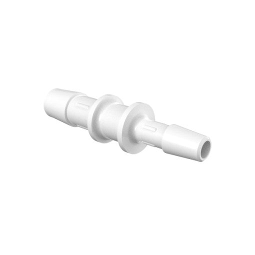 3/8" x 1/4" Reducer, Natural Kynar Polyvinylidene Fluoride (PVDF)