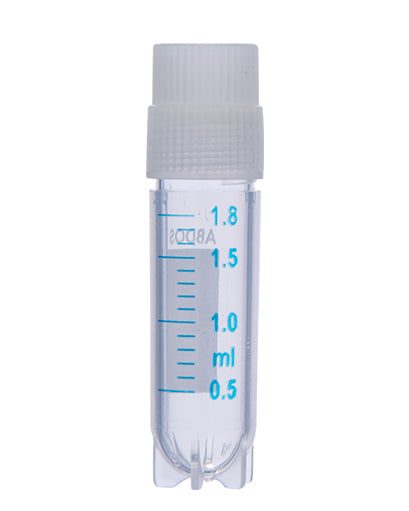 Abdos Cryo Vial External Thread with Star Foot, Polypropylene (PP) 1.8ml, Gamma Sterilized, 1000/CS