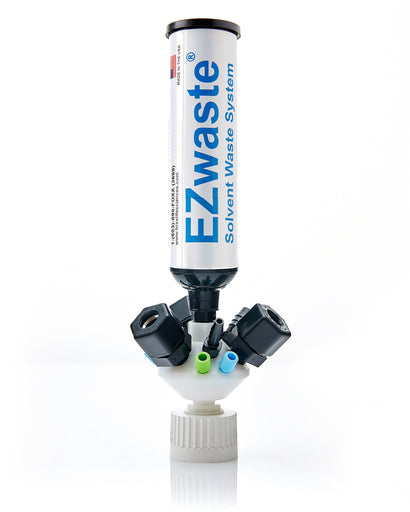 EZWaste® Universal Stackable HPLC 38-430 Cap Assy, Exhaust Filter, 6 X OD Tube 3.mm & 1.6mm 3X Hose Barb 3.2mm & 9.5mm, 3 X OD Tube 12.7mm 1/EA | img_1 | Foxx Life Sciences Global | shopfls.com