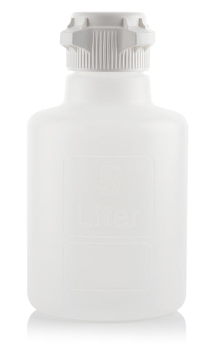 EZBio® 5 Liter Titanium Carboy. Sterile PP, No Spigot, VersaCap® 83B. Lab-grade bioprocessing container. | img_1 | Foxx Life Sciences Global | shopfls.com