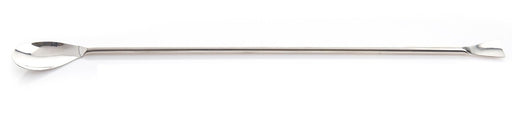 EZBio® Stainless Steel Offset Spoon - 304 SS - Steel Handle - 400mm - 5/PK | img_1 | Foxx Life Sciences Global | shopfls.com