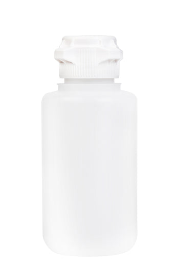 Round EZLabpure™ Polypropylene (PP) Vacuum Bottle, 4 Liter, VersaCap® 83B, Closed Cap, 1/EA