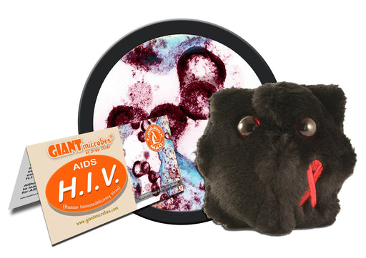 H.I.V. (Human Immunodeficiency Virus) - GIANTmicrobes® Plush Toy Default Title - LabRatGifts - 1