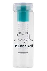 "I ♥ Citric Acid" - 25oz Fruit Infuser Water Bottle (teal) | img_1 | Foxx Life Sciences Global | shopfls.com