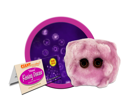 Kissing Disease (Epstein-Barr) - GIANTmicrobes® Plush Toy Default Title - LabRatGifts - 1