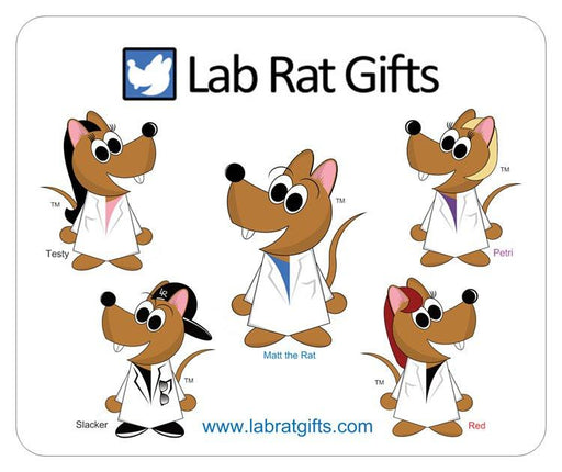 "The Lab Rat Pack" - Mouse Pad | img_1 | Foxx Life Sciences Global | shopfls.com