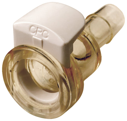 CPC MPC Connector Coupling Body (Female) MPC17004T39 - MPC to 1/4" HB, Non-Valved, Polysulfone (PS), Class VI - 5 | 50 | 250 | img_1 | Foxx Life Sciences Global | shopfls.com