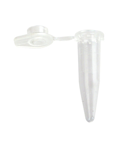 Abdos Last Drop Low Retention Micro Centrifuge Tubes, Polypropylene (PP), Natural, 0.5ml, 1000/CS