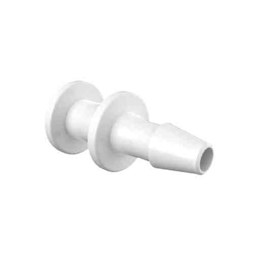 3/32" Barb, Plug, Natural Kynar Polyvinylidene Fluoride (PVDF) - 100 | img_1 | Foxx Life Sciences Global | shopfls.com