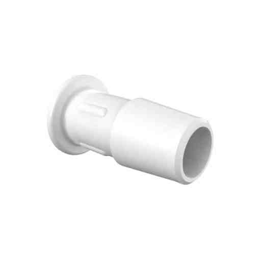 3/8" Barb, Plug, Natural Kynar Polyvinylidene Fluoride (PVDF)