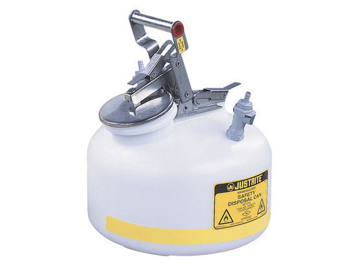 Quick-Disconnect Disposal Safety Can, polypropylene fittings for 3/8" tubing, 2 gal., polyethylene | img_1 | Foxx Life Sciences Global | shopfls.com