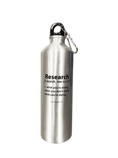 "Research" - 26oz Water Bottle | img_1 | Foxx Life Sciences Global | shopfls.com