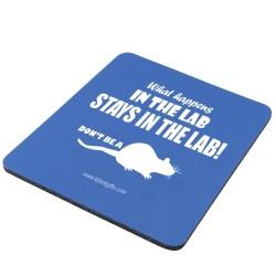 "What Happens in the Lab" - Mouse Pad  - LabRatGifts