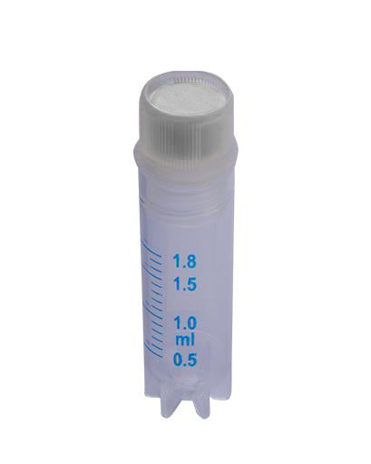 Abdos White Cryo Coders, High Density Poly Ethylene (HDPE), for External and Internal Threaded Vial Identification, 100/CS
