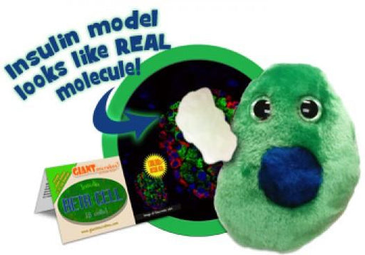 Beta Cell (Β Cells) - GIANTmicrobes® Plush Toy | img_1 | Foxx Life Sciences Global | shopfls.com