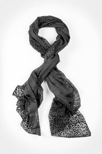 Velvet Leopard Scarf  - LabRatGifts - 1