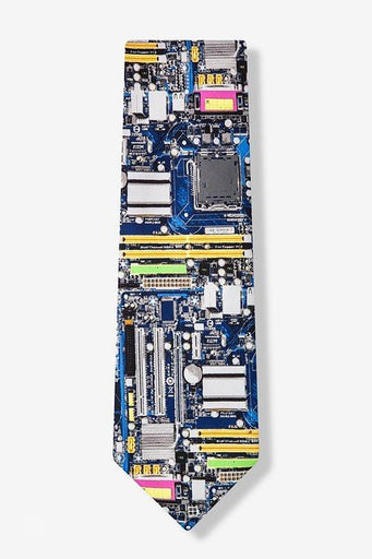 Motherboard III Tie  - LabRatGifts - 1