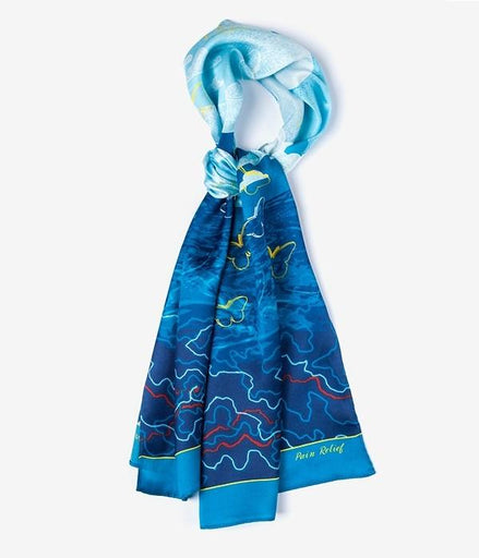 PAIN RELIEF OBLONG SCARF by Infectious Awareables™ | img_1 | Foxx Life Sciences Global | shopfls.com