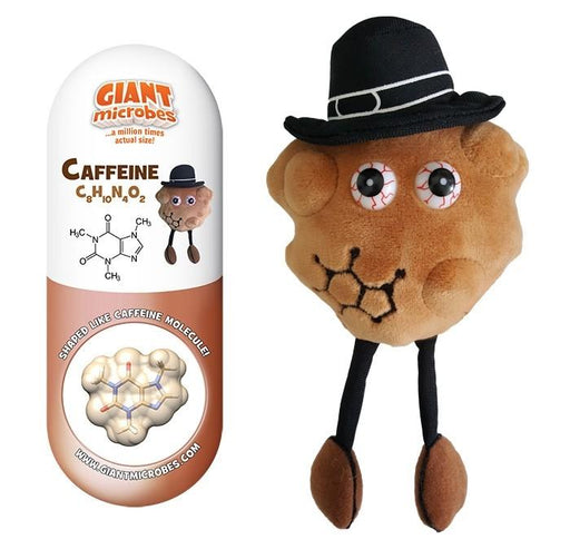 GIANTmicrobes® Neurotransmitter Molecule Plush Toy - Caffeine | img_1 | Foxx Life Sciences Global | shopfls.com