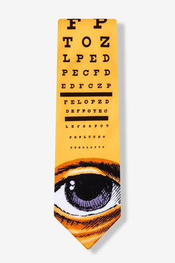 Vintage Snellen Eye Chart Tie | img_1 | Foxx Life Sciences Global | shopfls.com