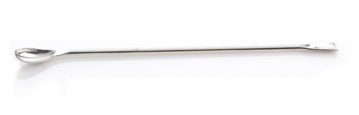 EZBio® Stainless Steel Offset Spoons - 304 SS - Steel Handle - 180mm - 5/PK