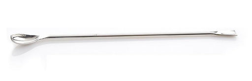 EZBio® Stainless Steel Offset Spoons - 304 SS - Steel Handle - 180mm - 5/PK | img_1 | Foxx Life Sciences Global | shopfls.com