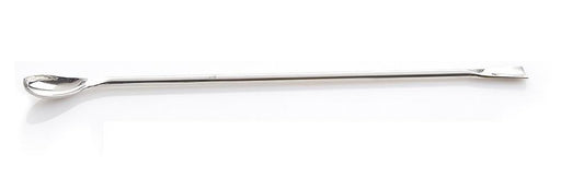 EZBio® Stainless Steel Offset Spoon - 304 SS - Steel Handle - 180mm - 1/EA | img_1 | Foxx Life Sciences Global | shopfls.com