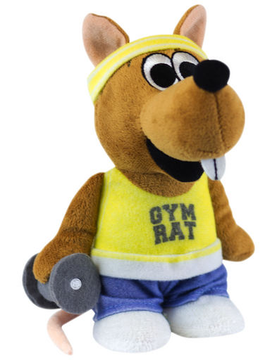 "Gym Rat" - Plush Toy Gym Rat - LabRatGifts - 1