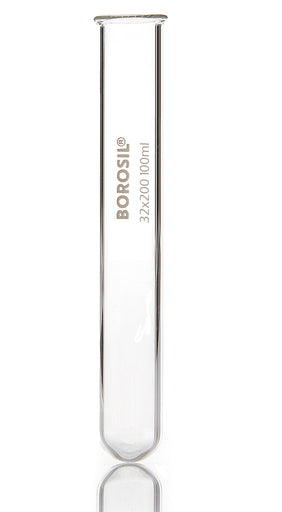 Borosil® Reusable Test Tubes With Beaded Rim - 100mL - CS/50 | img_1 | Foxx Life Sciences Global | shopfls.com
