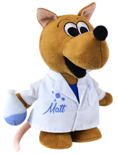 "Matt the Rat" - Plush Toy  - LabRatGifts - 1