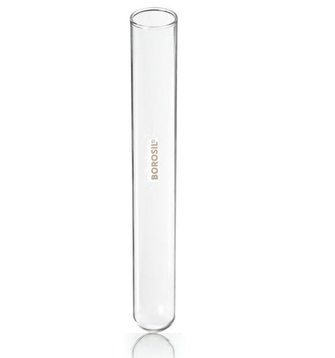 Borosil® Test Tubes without RIM - 18* 150 Borosilicate 3.3 ISO 4142 27ml - CS/400