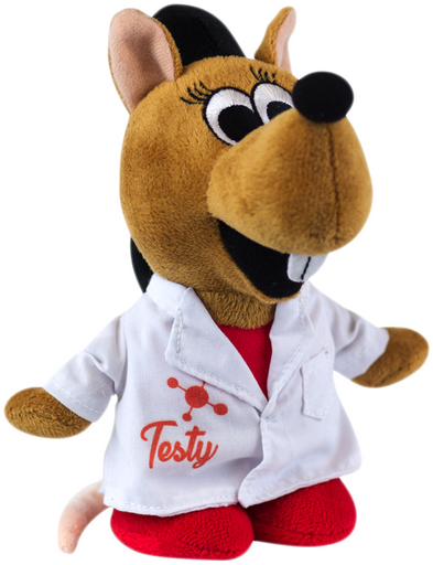 "Testy" - Plush Toy | img_1 | Foxx Life Sciences Global | shopfls.com