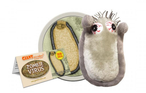 Zombie Virus (Pithovirus Sibericum) - GIANTmicrobes® Plush Toy  - LabRatGifts - 1