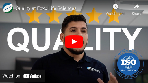 Quality at Foxx Life Sciences - NEW Video