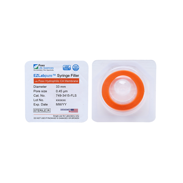 EZlabpure™ Hydrophilic CA Syringe Filters