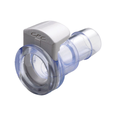 CPC MPC Connector Coupling Body (Female) MPC17004T03 - MPC to 1/4" HB, Non-Valved, Polycarbonate (PC), Class VI - 5 | 50 | 250 | img_1 | Foxx Life Sciences Global | shopfls.com