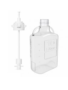 Vita Mixers™ 10L Rectangle Carboy, PETG, with top-mounted Shaft